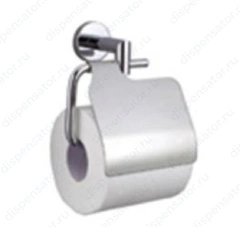 Держатель для туалетной бумаги с крышкой Nofer LINE матовый, арт. 16500.S