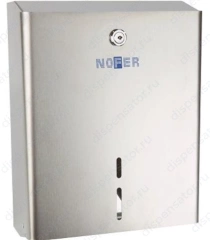Диспенсер для туалетной бумаги Nofer 05103.W Industrial белый, нержавеющая сталь