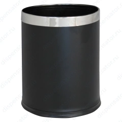 Корзина пластиковая Merida OPTIMUM, для бумаги, черная 10 л, KPC103