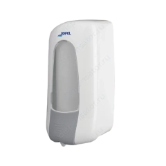 Дозатор Jofel Aitana картриджного типа д/жидкого и пенного мыла, 1,0 л, молочный SAN-пластик, арт. AC73000 