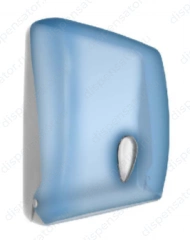 Диспенсер для бумажных полотенец Nofer 04020.T синий, пластик