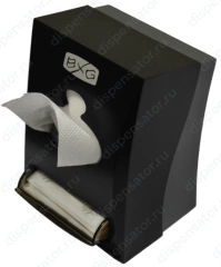 Диспенсер для салфеток BXG PD-8897B настольный, чёрный, пластик