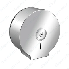 Матовый Диспенсер для туалетной бумаги BRIMIX с ключом - барабан, нержавейка, арт. 920.002
