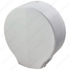 Диспенсер для туалетной бумаги Nofer круглый из ударопрочного пластика белый, арт. 05047.W