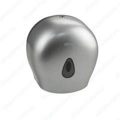 GFmark - Диспенсер для туалетной бумаги - барабан, пластиковый, СЕРЫЙ с глазком - капля, с ключем, арт. 931