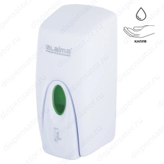Дозатор для жидкого мыла LAIMA PROFESSIONAL ORIGINAL, НАЛИВНОЙ, 1 л, белый, ABS-пластик, 605782