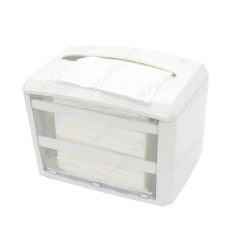 Диспенсер-контейнер прямоугольный Jofel для 200 шт настольных салфеток 10*20 см, ABS-пластик, арт. AH53000 