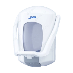 Дозатор Jofel Aitana д/жидкого мыла, 0,9 л, локтевой привод, ABS-пластик, белый цвет, арт. AC75000 