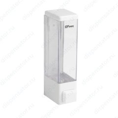 GFmark - Дозатор жидкого мыла  пластиковый, белый, квадратный, 250 мл, арт. 624
