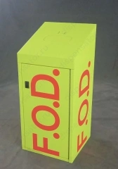 Урна "F.O.D.", люминесцентно-желтый 1026, с емкостью 95 л